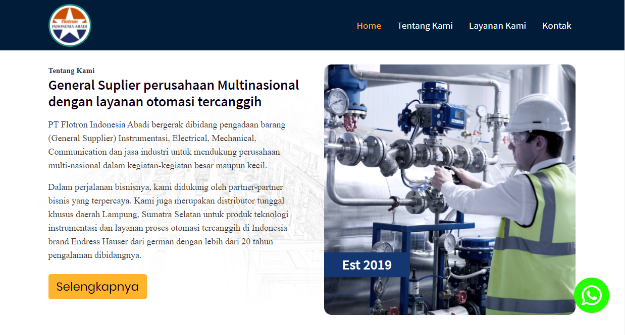 Flotron Website Pages